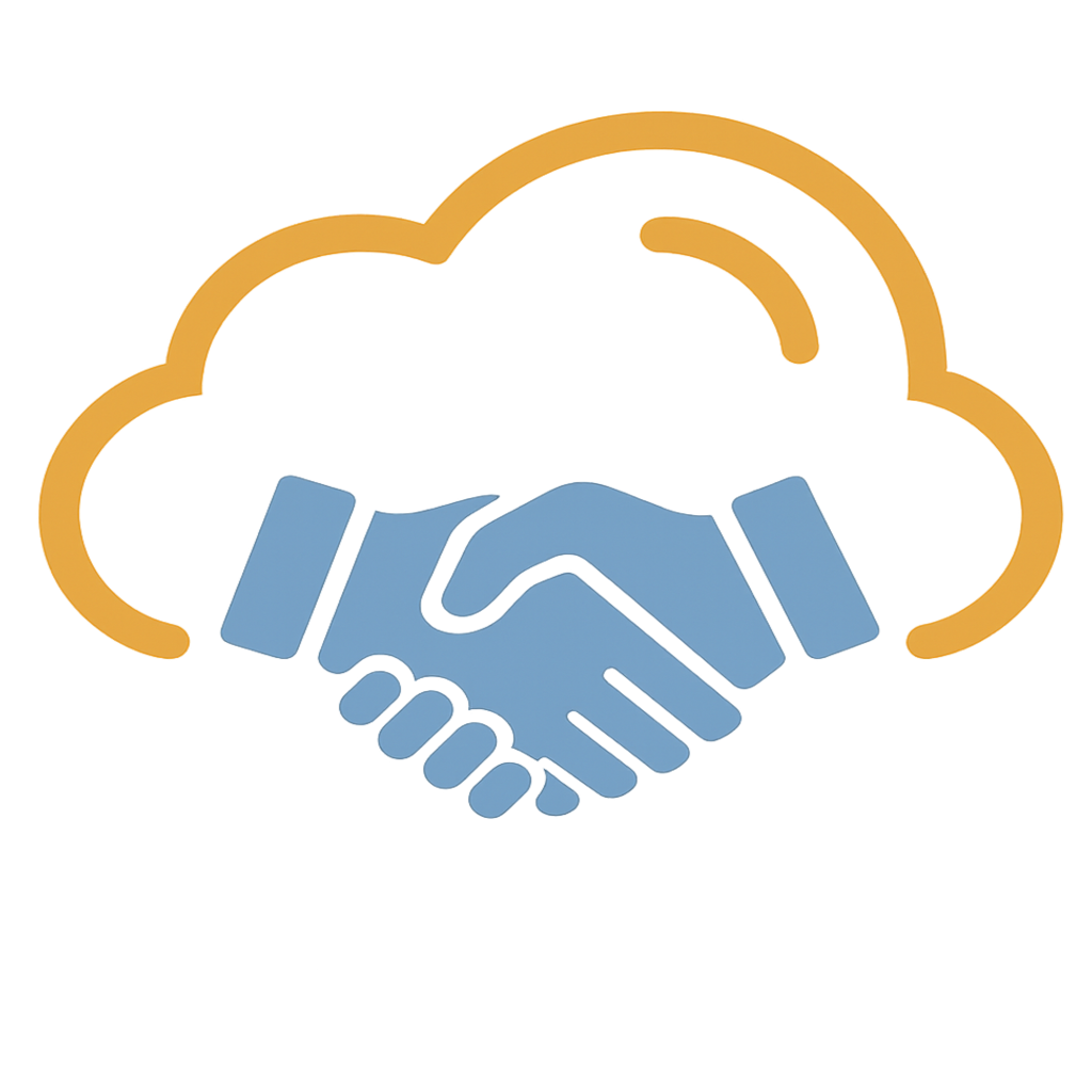 Cloud with Hands shaking