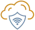 Cloud with protected wifi sign