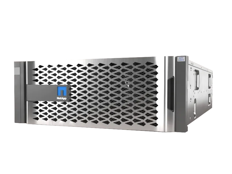Left tilted Front of Netapp AFF A400