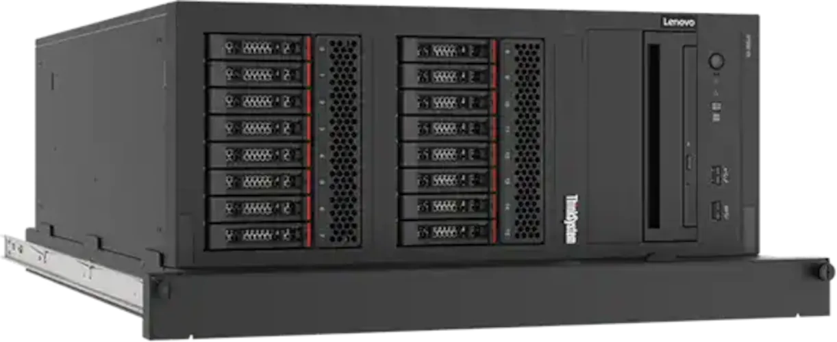 Front of Lenovo ThinkSystem ST250 V3